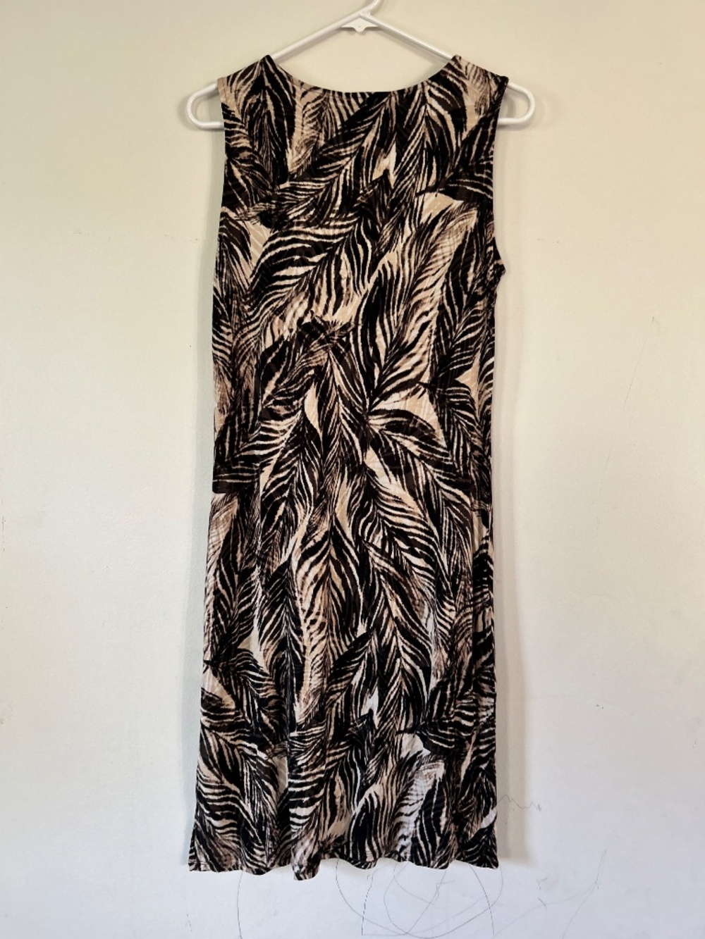 🎃Palm Print Dress - Picture 2 of 10